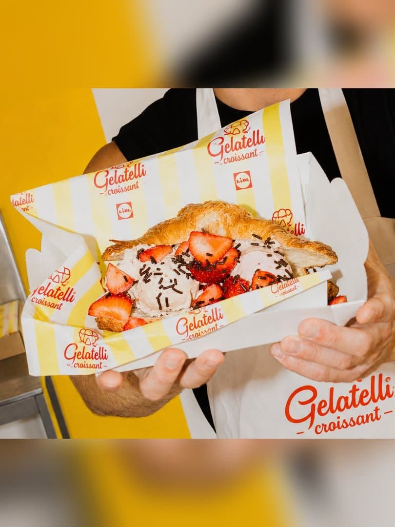 Eis im Croissant statt in der Waffel - nur einer von zahlreichen Eistrends des Sommers