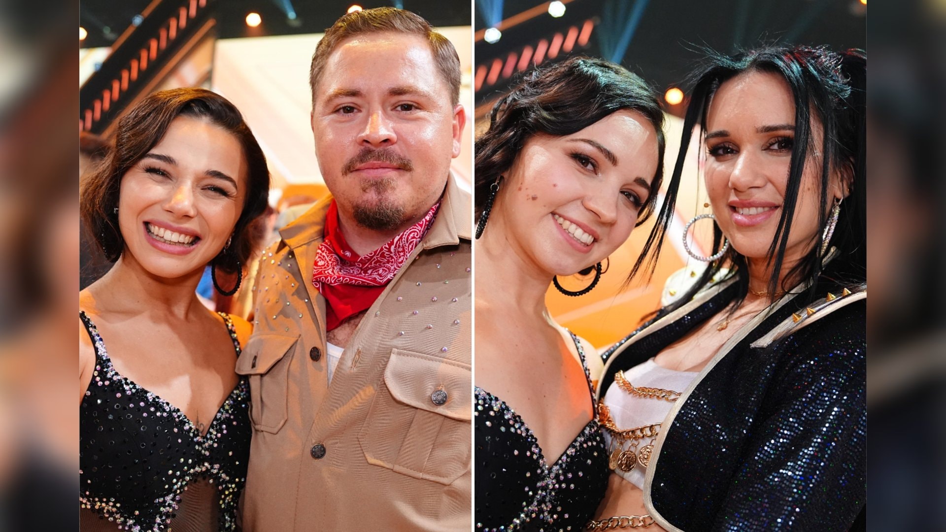 Anastasia Maruster und Gustav Schäfer sowie Victoria «Vica» Sauerwald und Vanessa «Nessi» Borck (v.l.) gehören zu den «Let's Dance»-Paaren 2026. Welche Tanzduos machen noch mit?