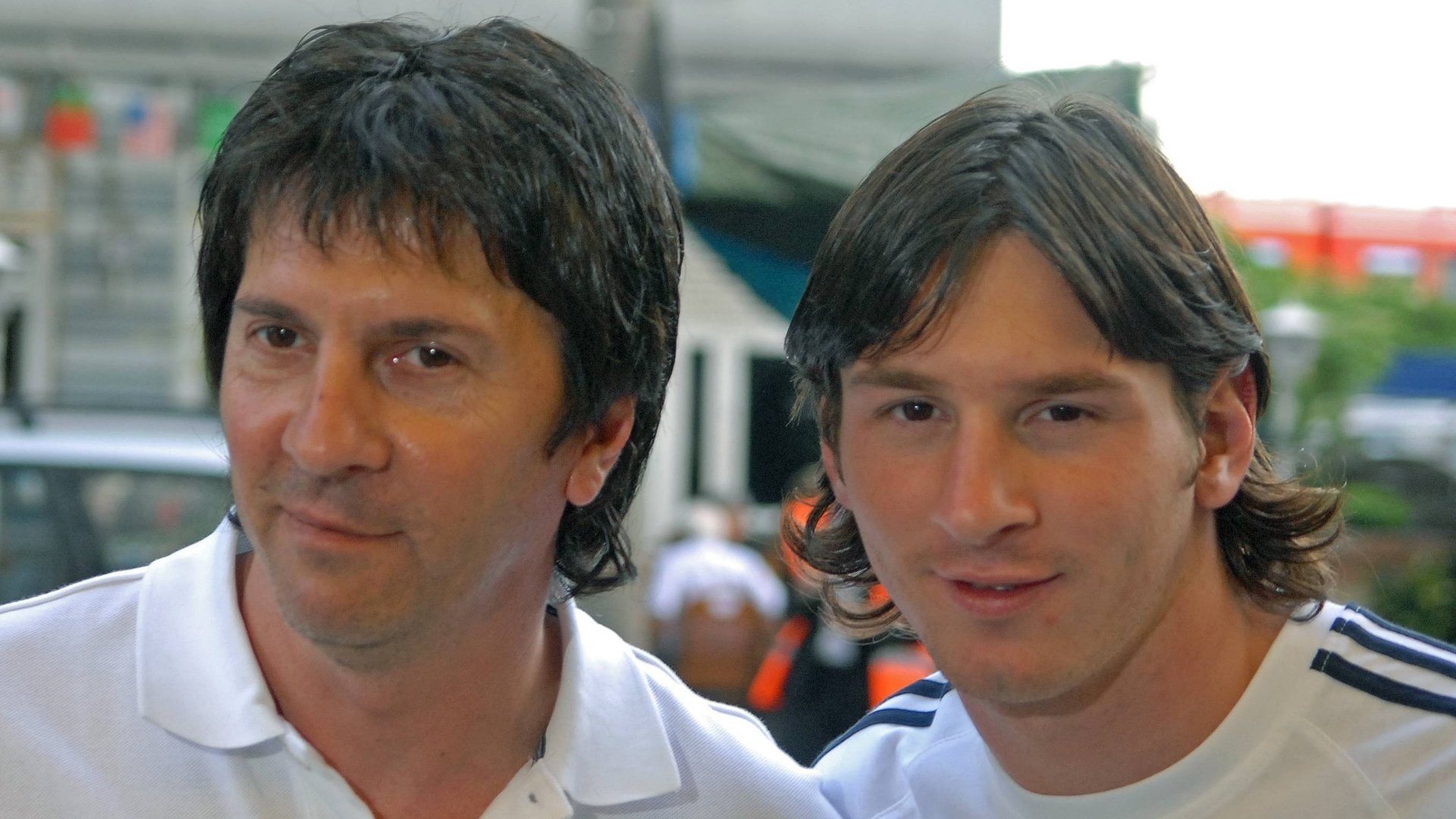 Jorge Messi und Lionel Messi, hier im Rahmen der WM 2006 in Deutschland, standen sich privat wie beruflich sehr nah.