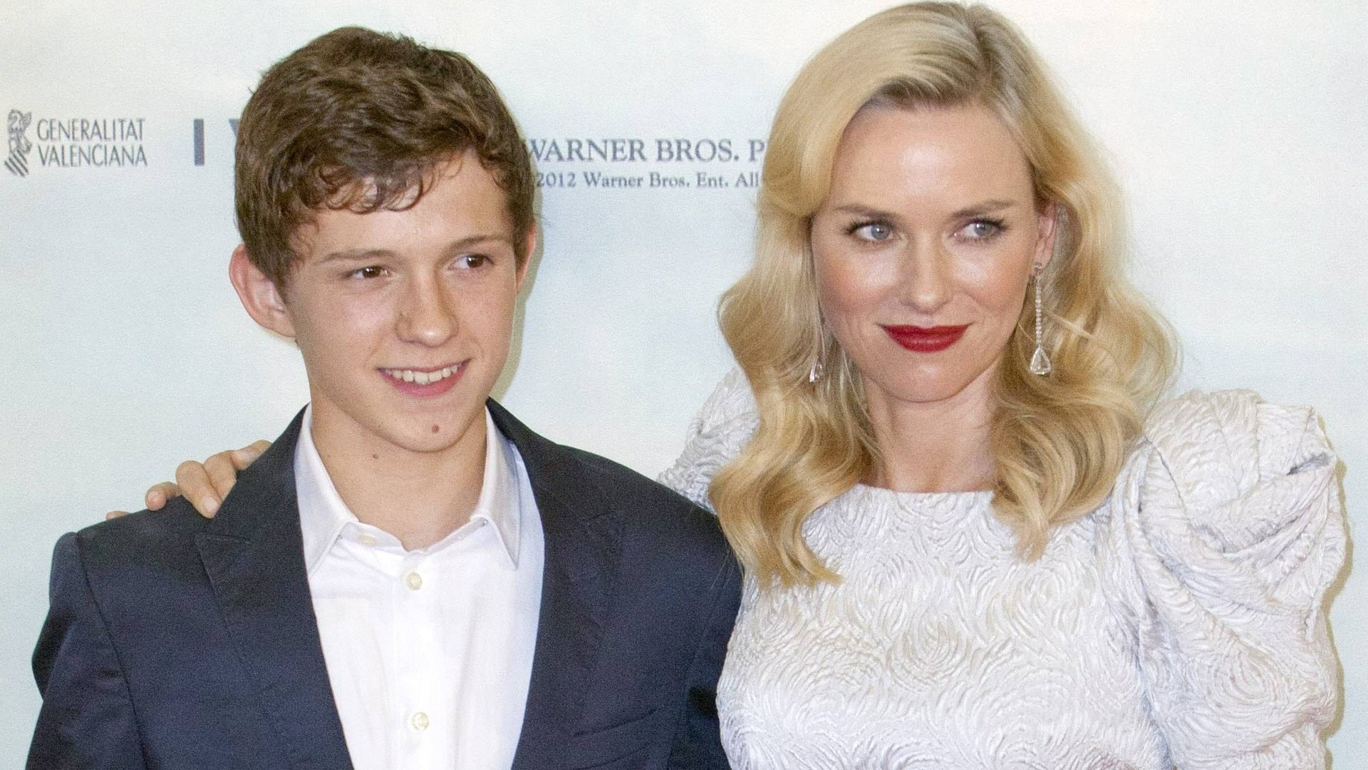 Tom Holland und Naomi Watts bei einer Premierenfeier zu «The Impossible» 2012.