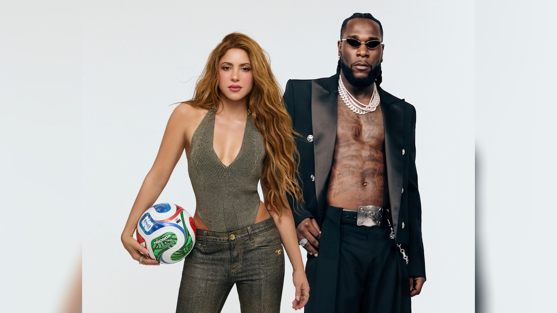 Shakira und Burna Boy haben mit «Dai Dai» den offiziellen Song zur Fussball-Weltmeisterschaft 2026 beigesteuert.