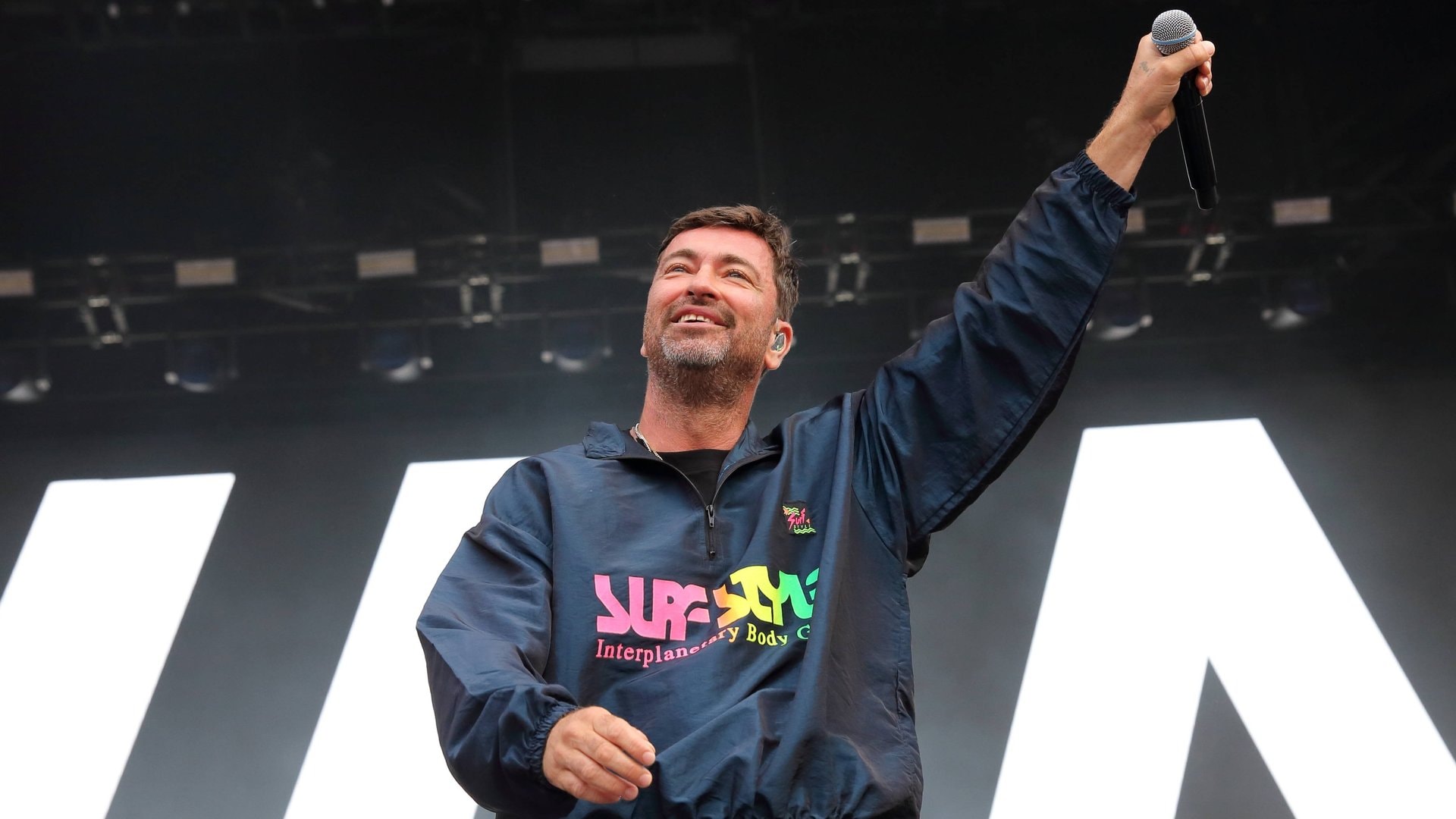 Marteria Anfang Juli als Support von Finch in Berlin.
