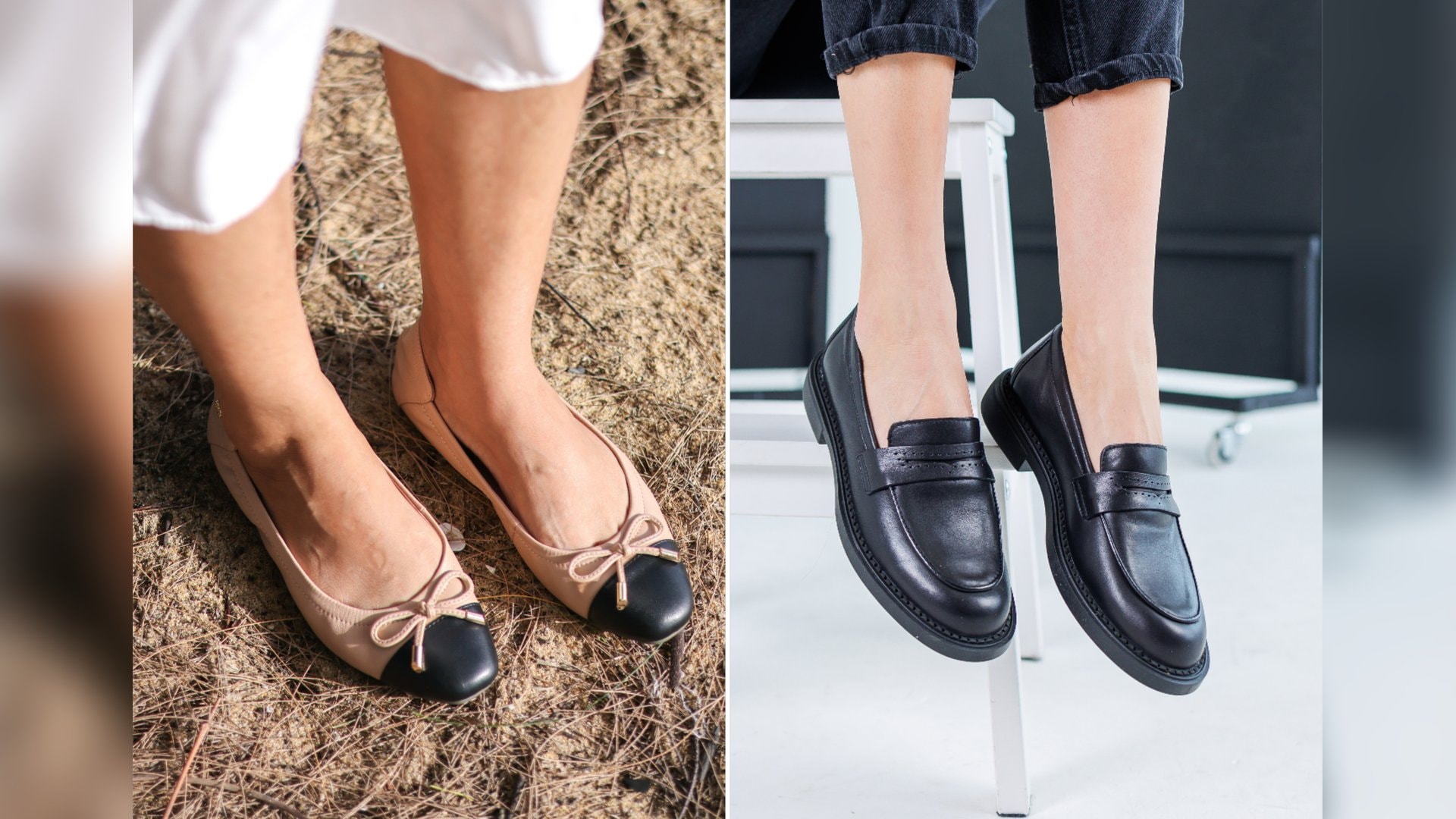 Ballerinas und Loafer sind nur zwei der derzeitigen Schuhtrends.
