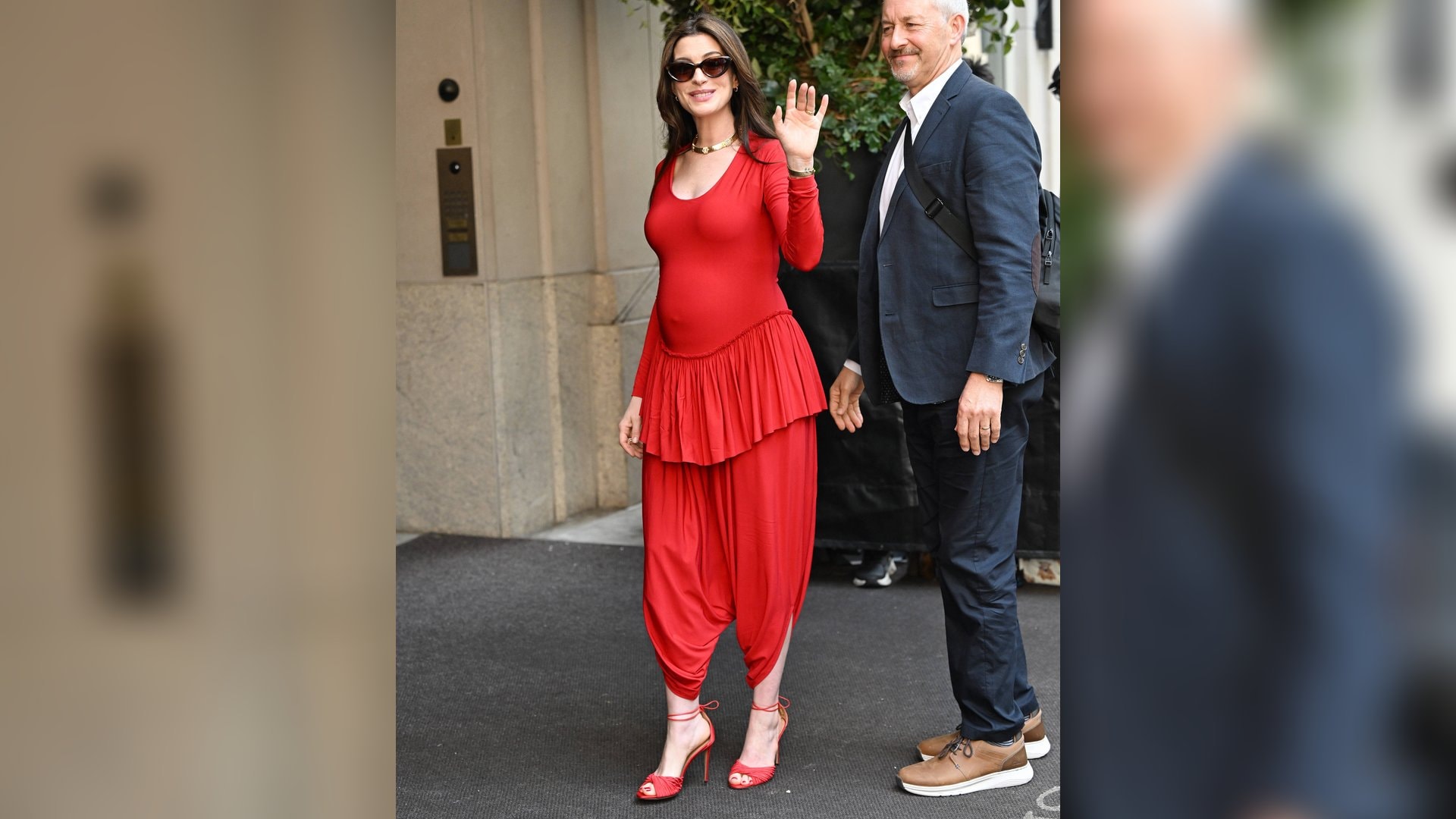 Anne Hathaway am Dienstag in New York.