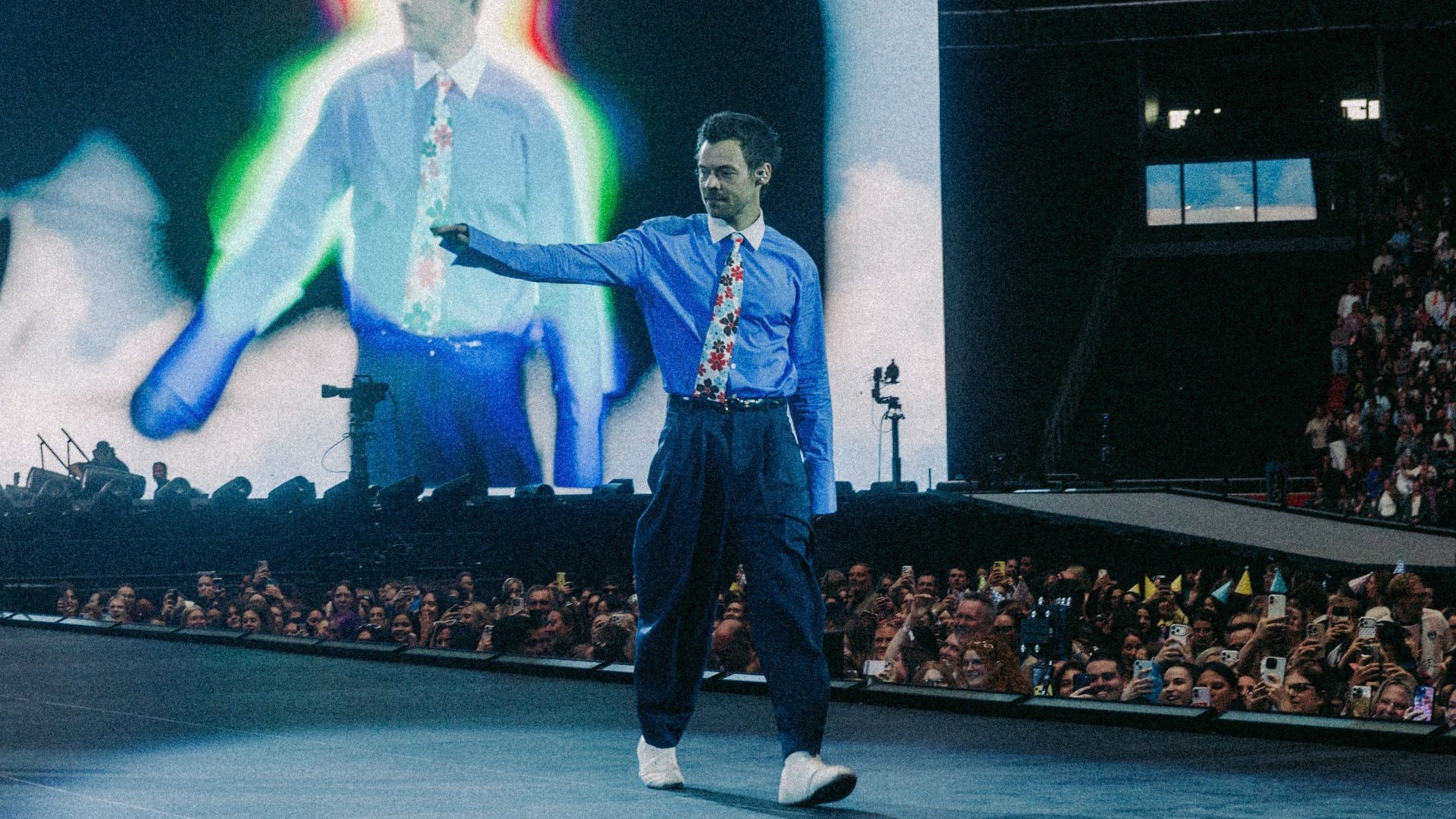 Harry Styles bei einem seiner vielen umjubelten Auftritte.