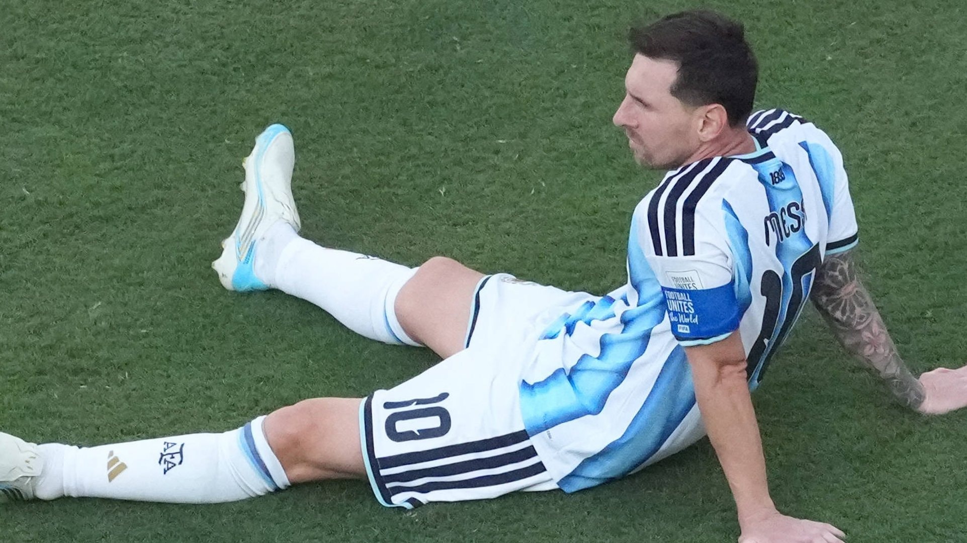 Lionel Messi nach Argentiniens Finalniederlage.
