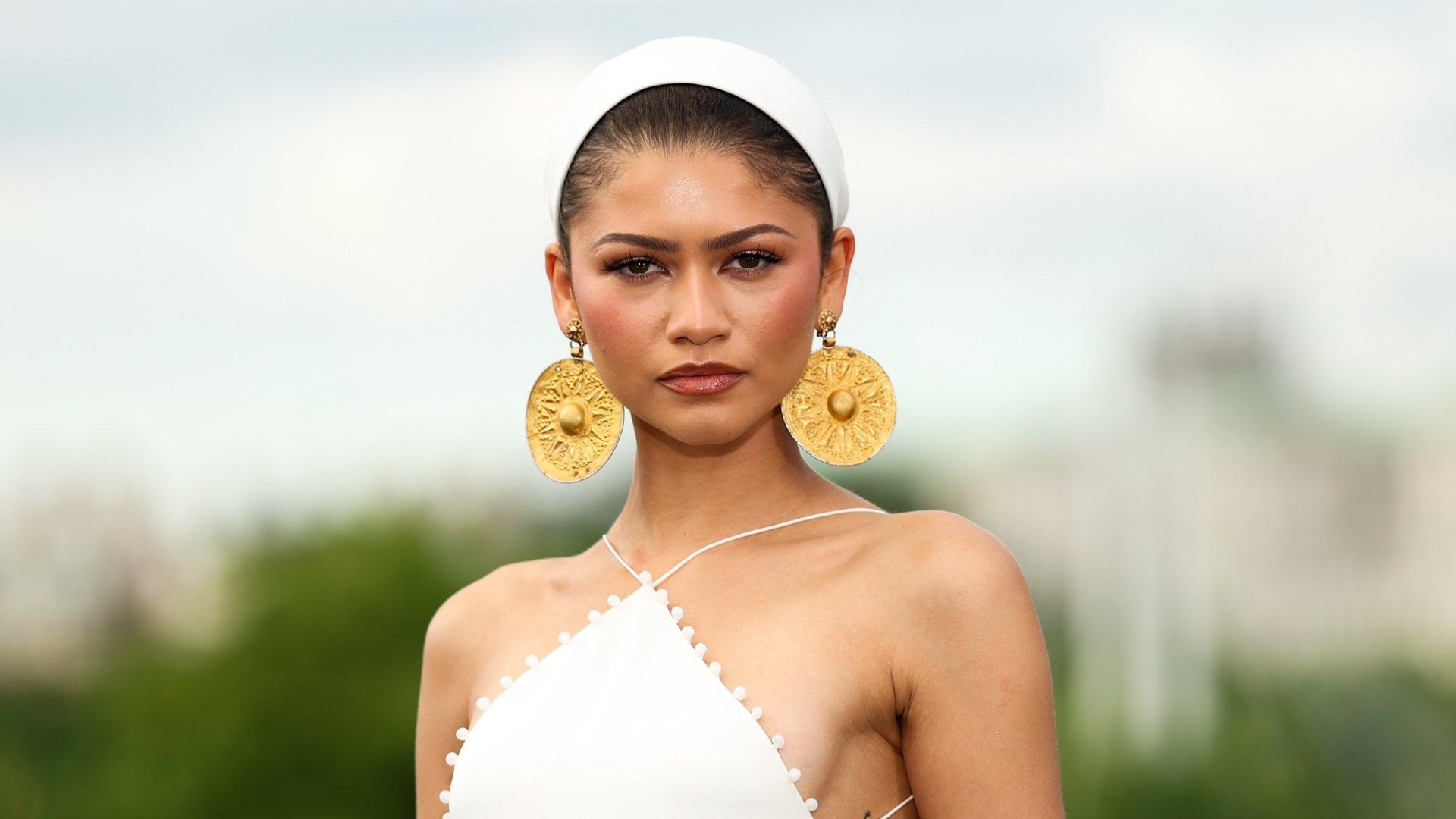 Zendaya début juillet lors d'un rendez-vous photo pour « Die Odyssee » à Londres.