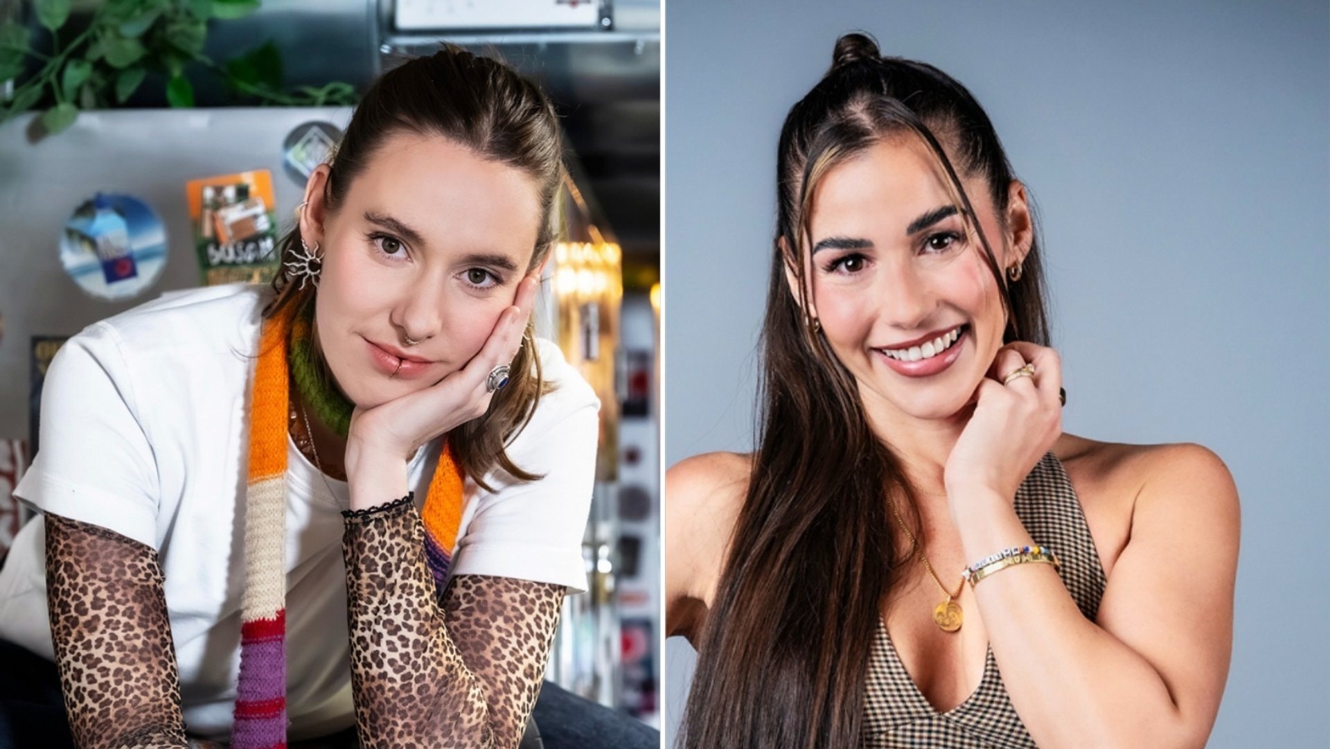 Malou Lovis (l.) und Sarah Engels wollen zum ESC 2026. Wer tritt mit ihnen beim deutschen Vorentscheid an?
