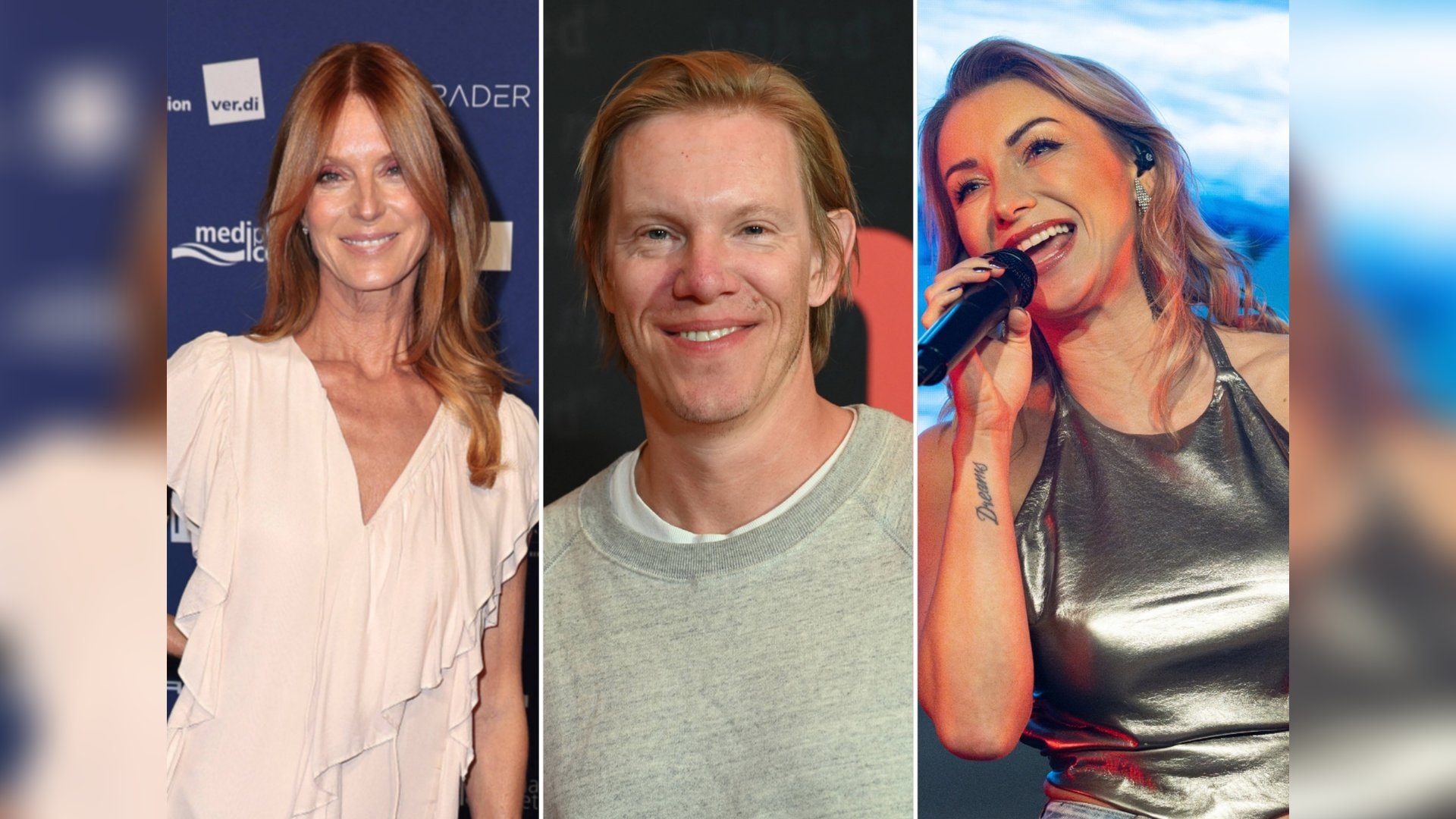 Esther Schweins, Simon Gosejohann und Anna-Carina Woitschack (v.l.n.r.) tanzen bald in der 19. Staffel von «Let's Dance».