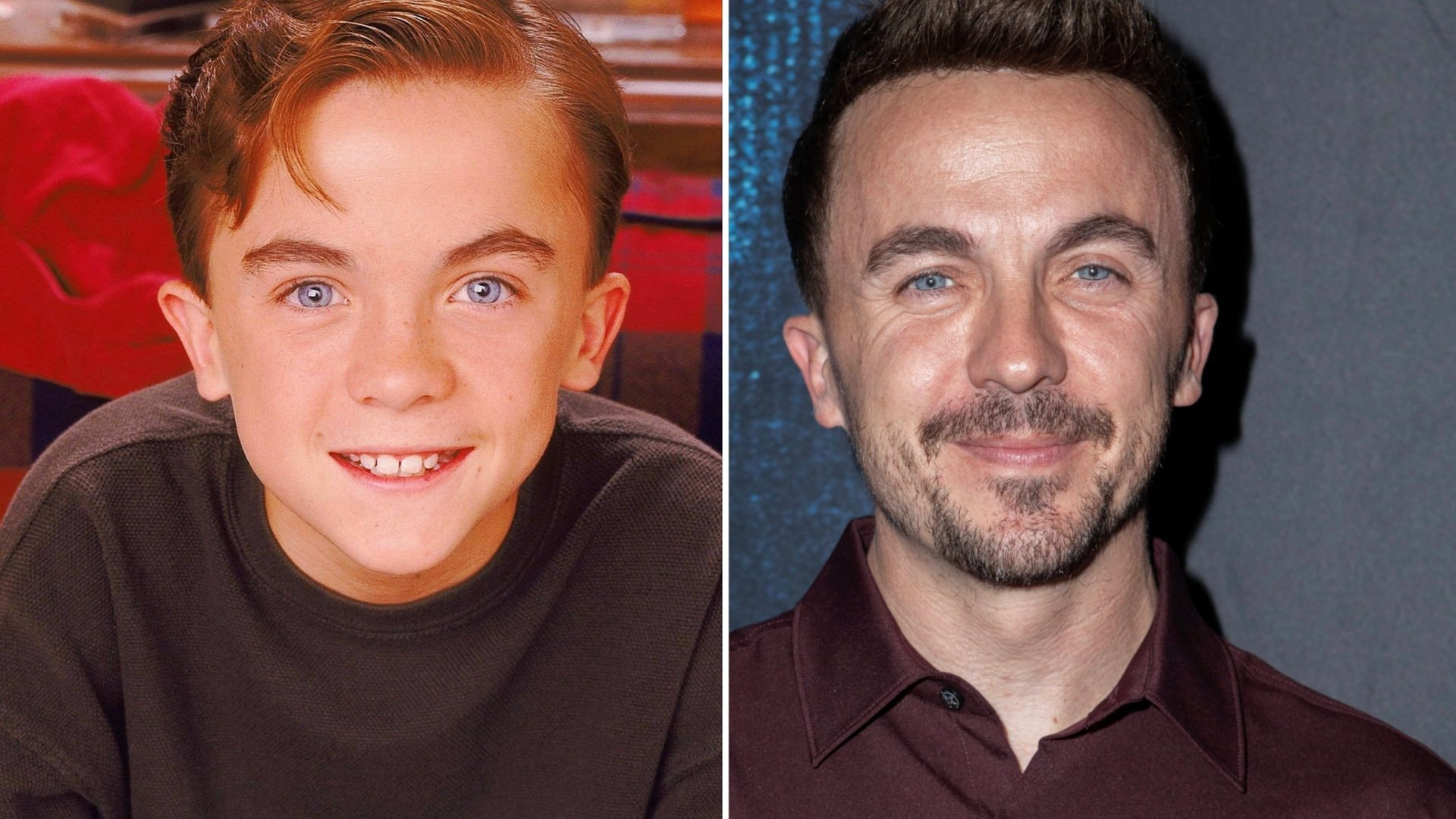 Malcolm-Darsteller Frankie Muniz im Jahr 1999 und 2025.