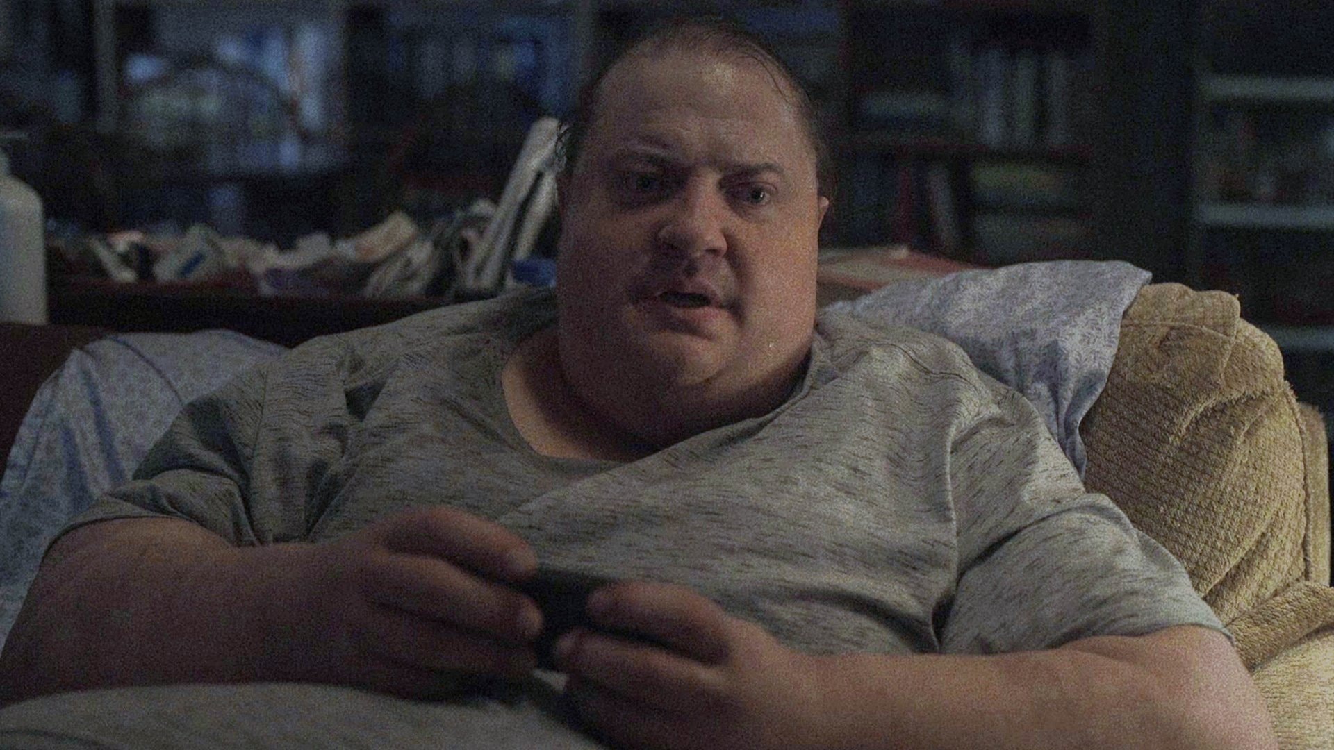 Für seine Rolle in «The Whale» nahm Brendan Fraser an Gewicht zu, zusätzlich wurde mit einem Fatsuit und Gewichtsprothesen gearbeitet.