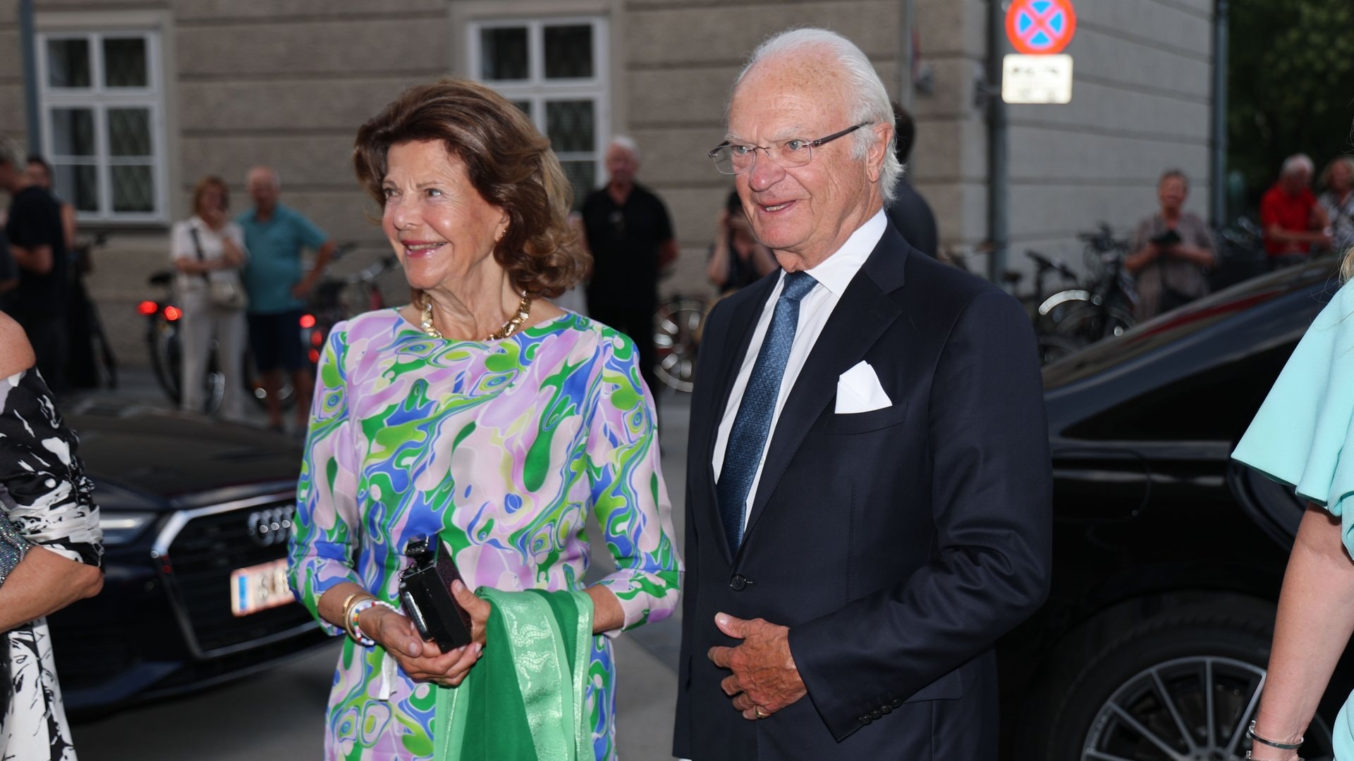 Königin Silvia und König Carl Gustaf feierten am Wochenende bei den Salzburger Festspielen.