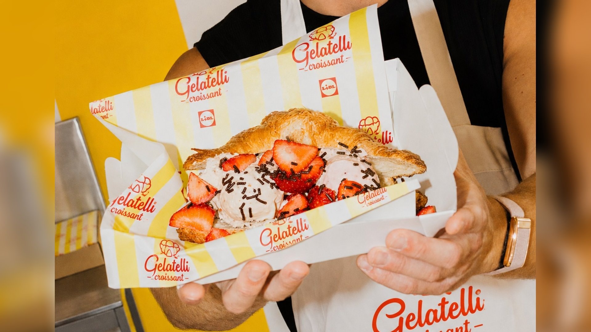 Eis im Croissant statt in der Waffel - nur einer von zahlreichen Eistrends des Sommers