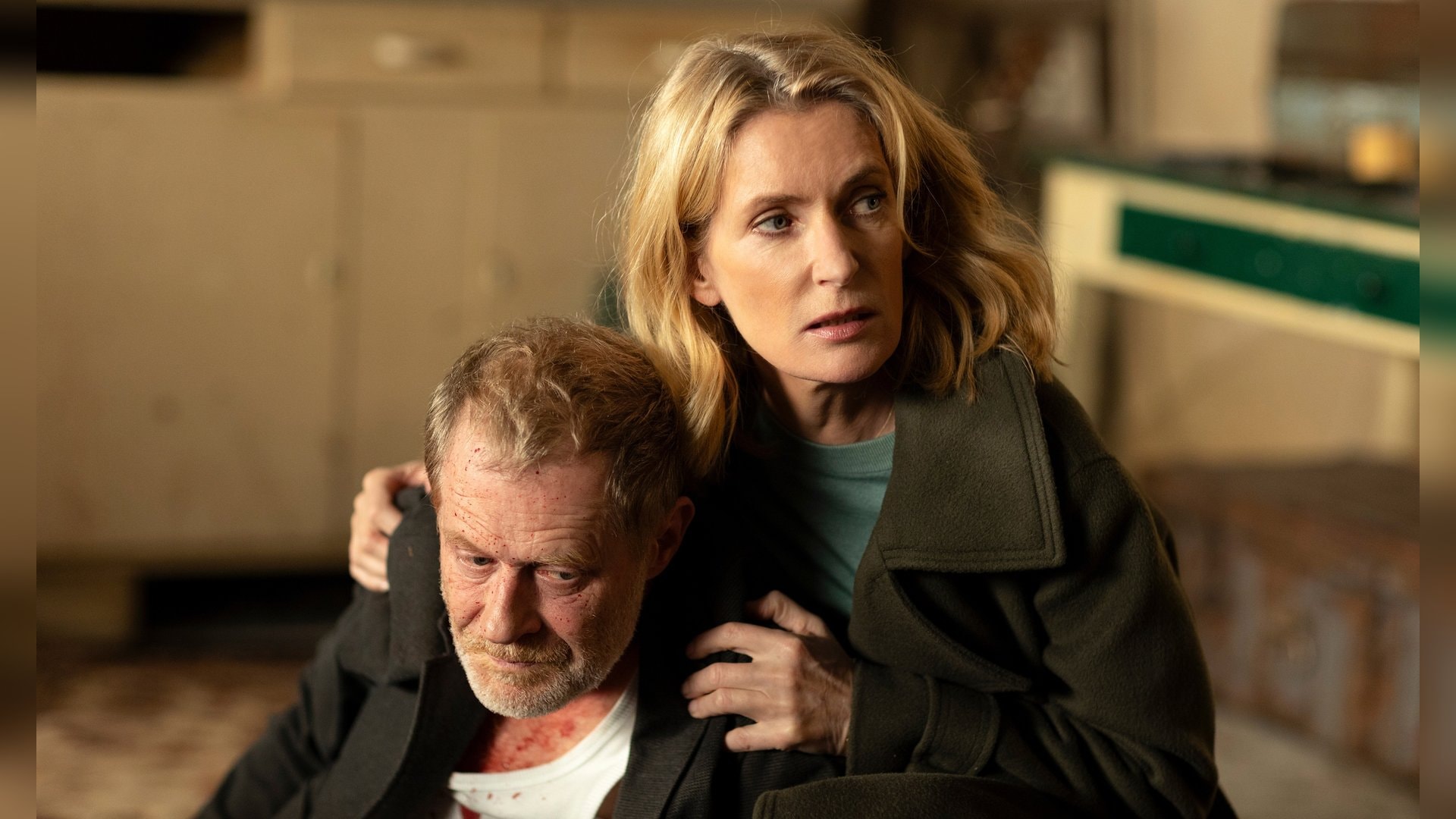 «Tatort: König in Gelb»: Charlotte Lindholm (Maria Furtwängler) wendet das Blatt im letzten Moment (mit Andreas Lust).