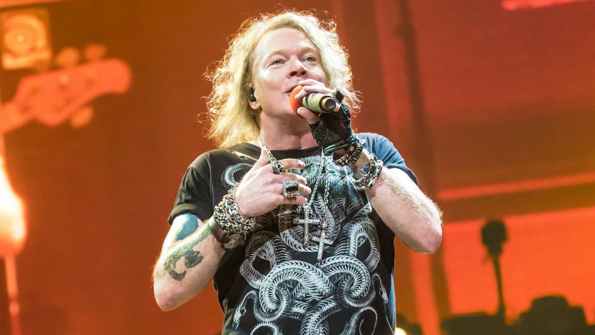 Axl Rose ist Frontmann der Rockband Guns N' Roses.
