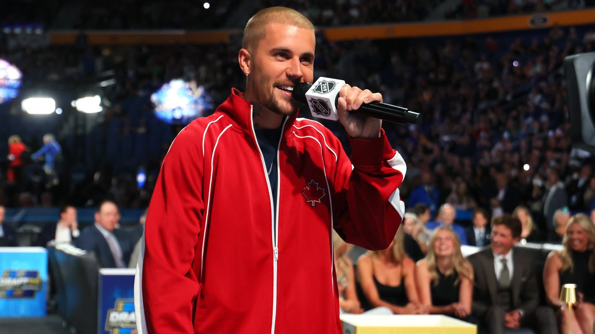 Justin Bieber ist ein großer Fan der Toronto Maple Leafs.