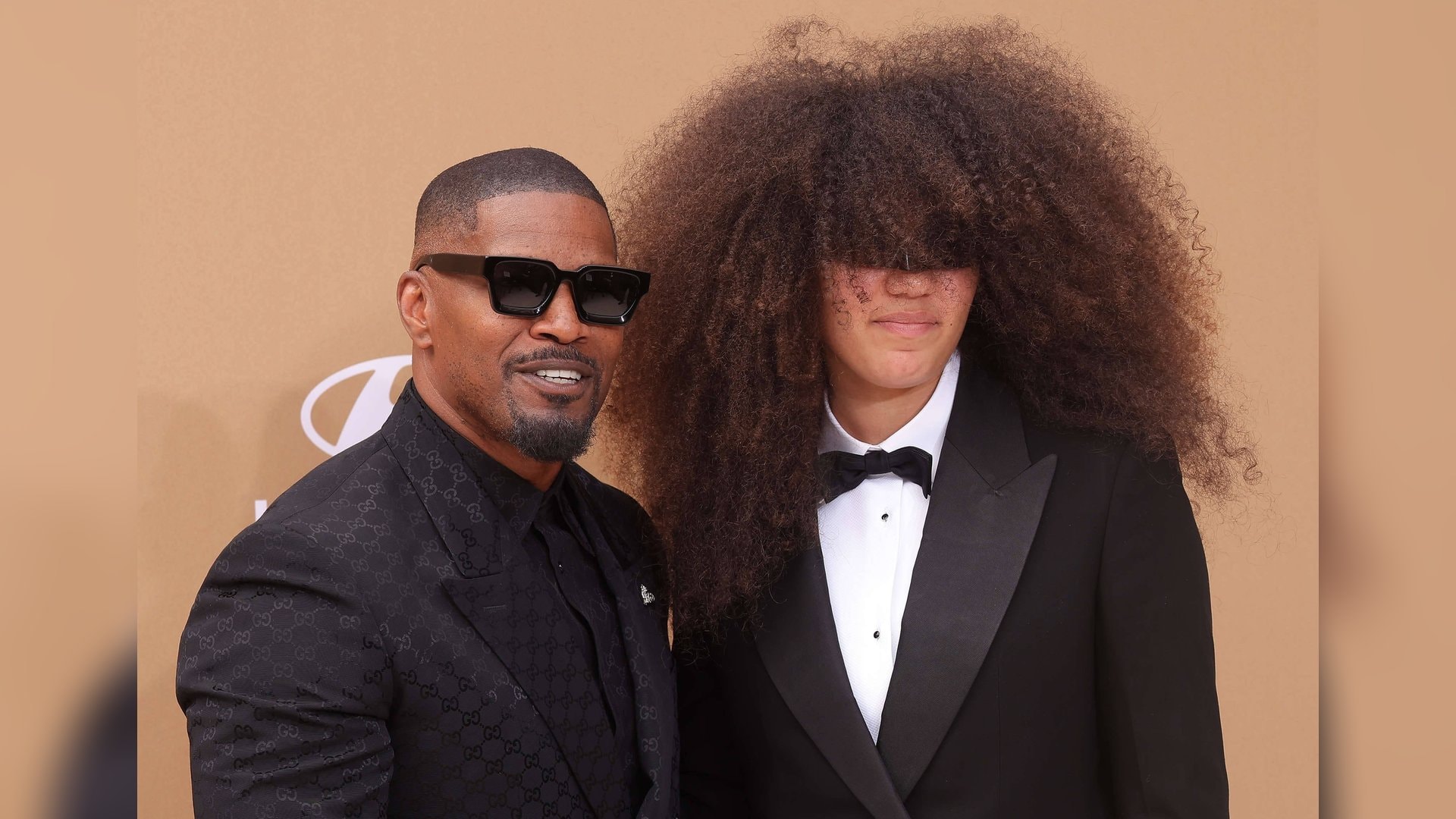 Jamie Foxx und Tochter Anelise Bishop bei den BET Awards.