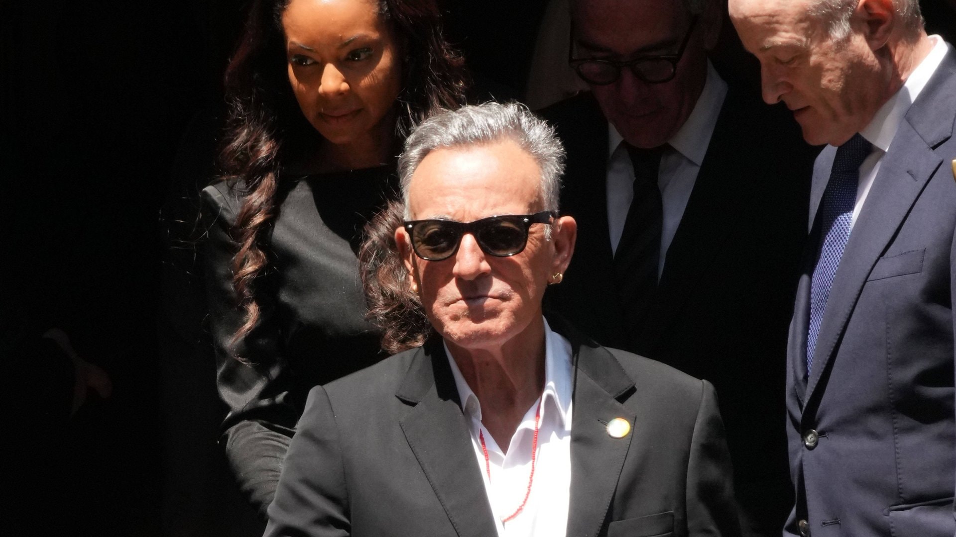 Zu den Trauergästen gehörte unter anderem auch Bruce Springsteen.