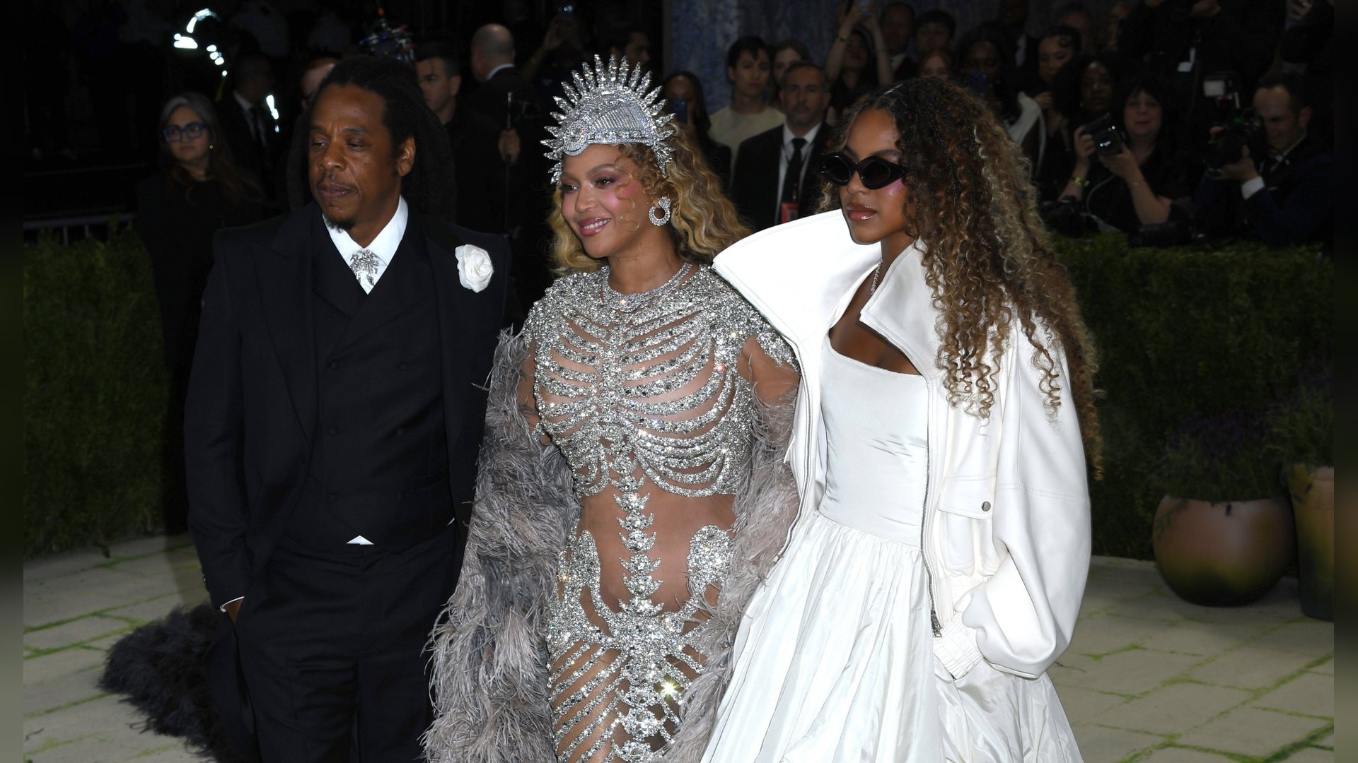 Jay-Z, Beyoncé und Tochter Blue Ivy besuchen immer wieder zusammen Events - hier bei der Met-Gala.