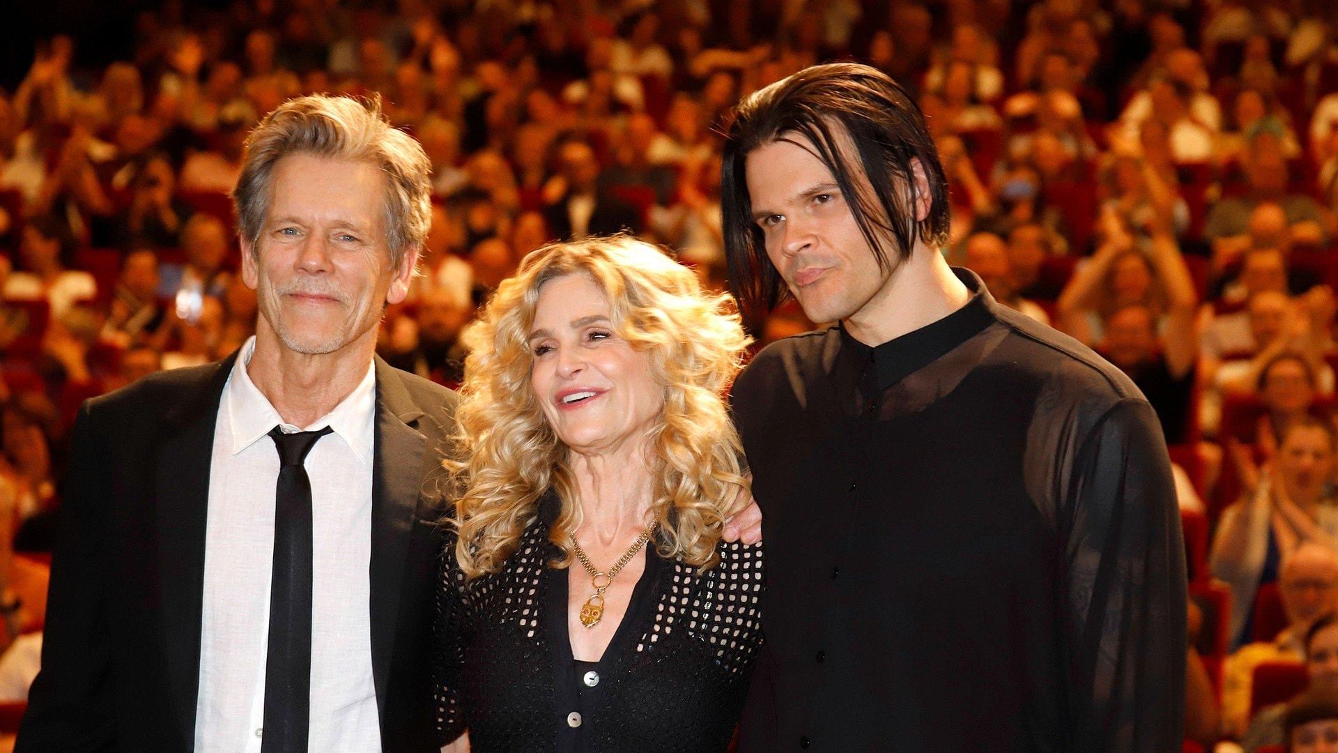 Kevin Bacon und Kyra Sedgwick mit Sohn Travis.