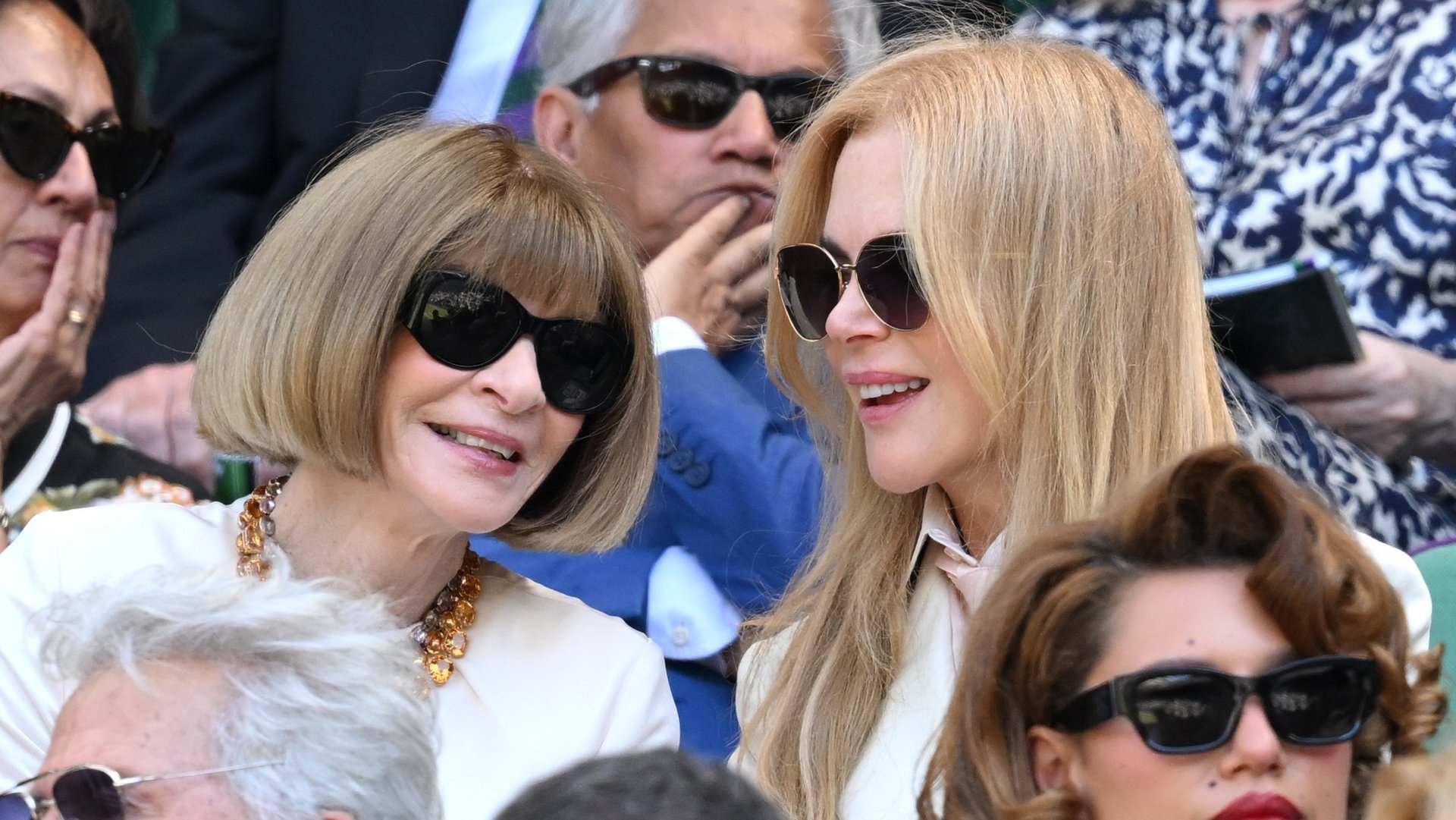 Nicole Kidman und Anna Wintour sassen beim Wimbledon-Finale zusammen.
