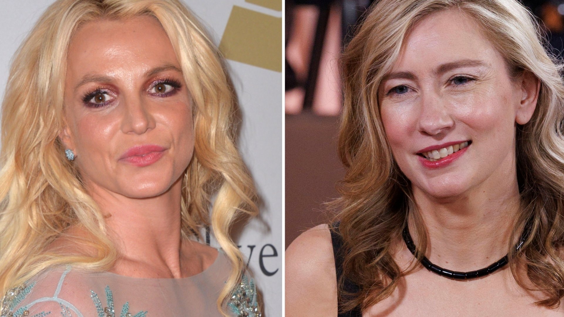 Britney Spears (l.) neben Elizabeth «Liz» Meriwether.