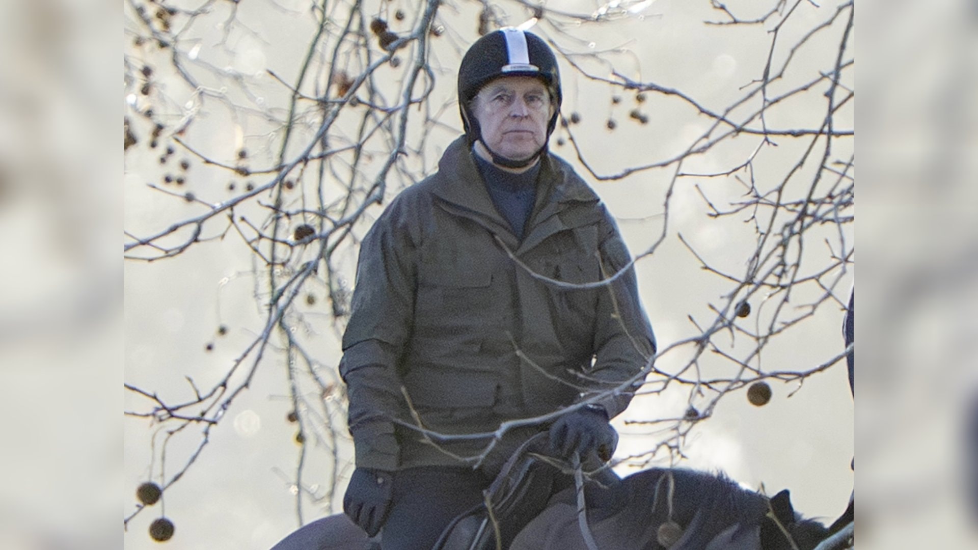 Andrew im Februar 2026 hoch zu Ross, jetzt wurde er wieder reitend gesehen.