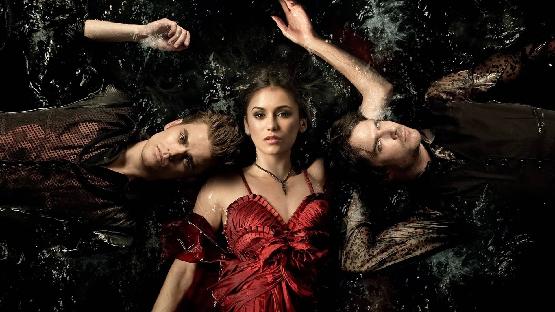 Die Stars aus «Vampire Diaries»: Paul Wesley, Nina Dobrev, Ian Somerhalder.
