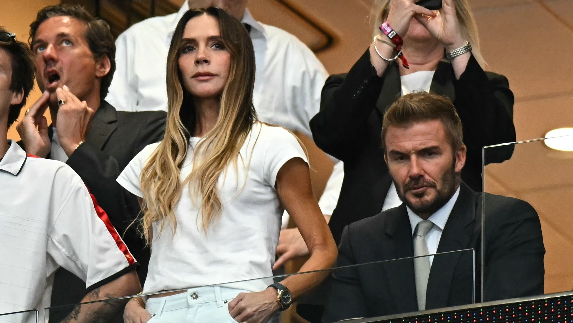 David Beckham konnte seine Enttäuschung über Englands WM-Aus im Halbfinale gegen Argentinien kaum verbergen.