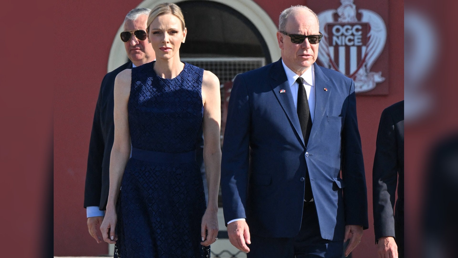 Charlène und Albert II. von Monaco haben Nizza besucht.