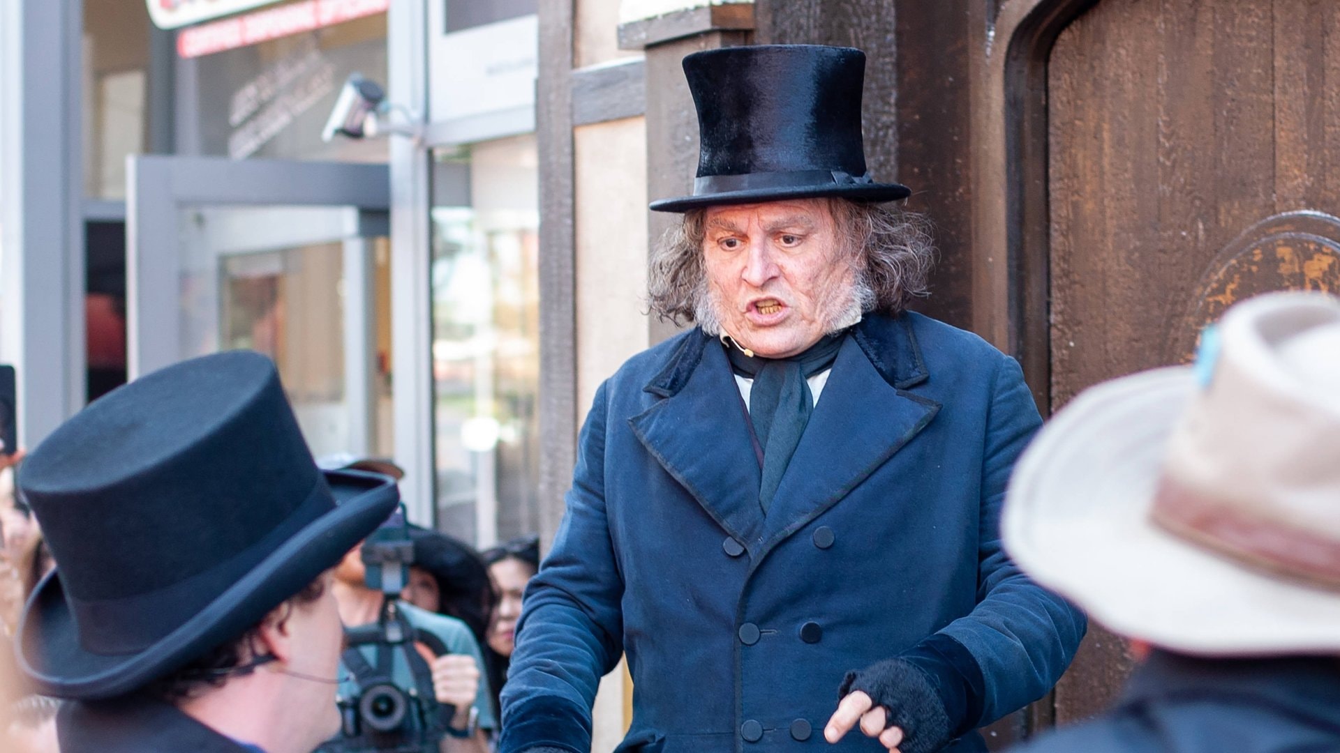Johnny Depp dans son costume.