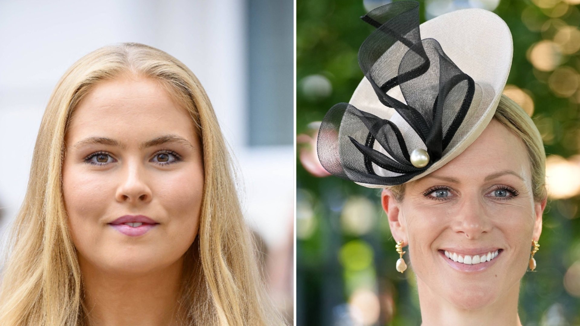 Prinzessin Amalia (l.) und Zara Tindall sind beide bei der Eröffnung der Reit-WM in Aachen.