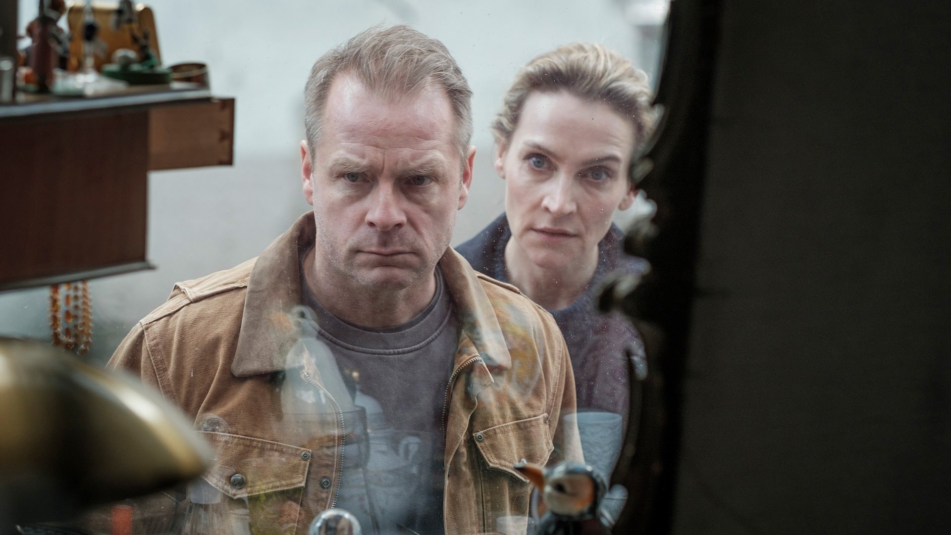 \«Nord bei Nordwest: Haare? Hartmann!\» : Hauke Jacobs (Hinnerk Schönemann) et sa collègue Hannah Wagner (Jana Klinge) font une découverte terrifiante.